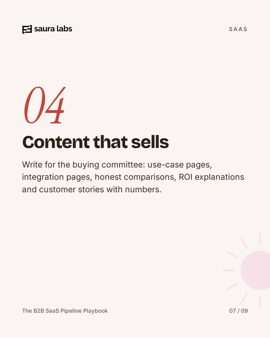 The B2B SaaS Pipeline Playbook, page 7