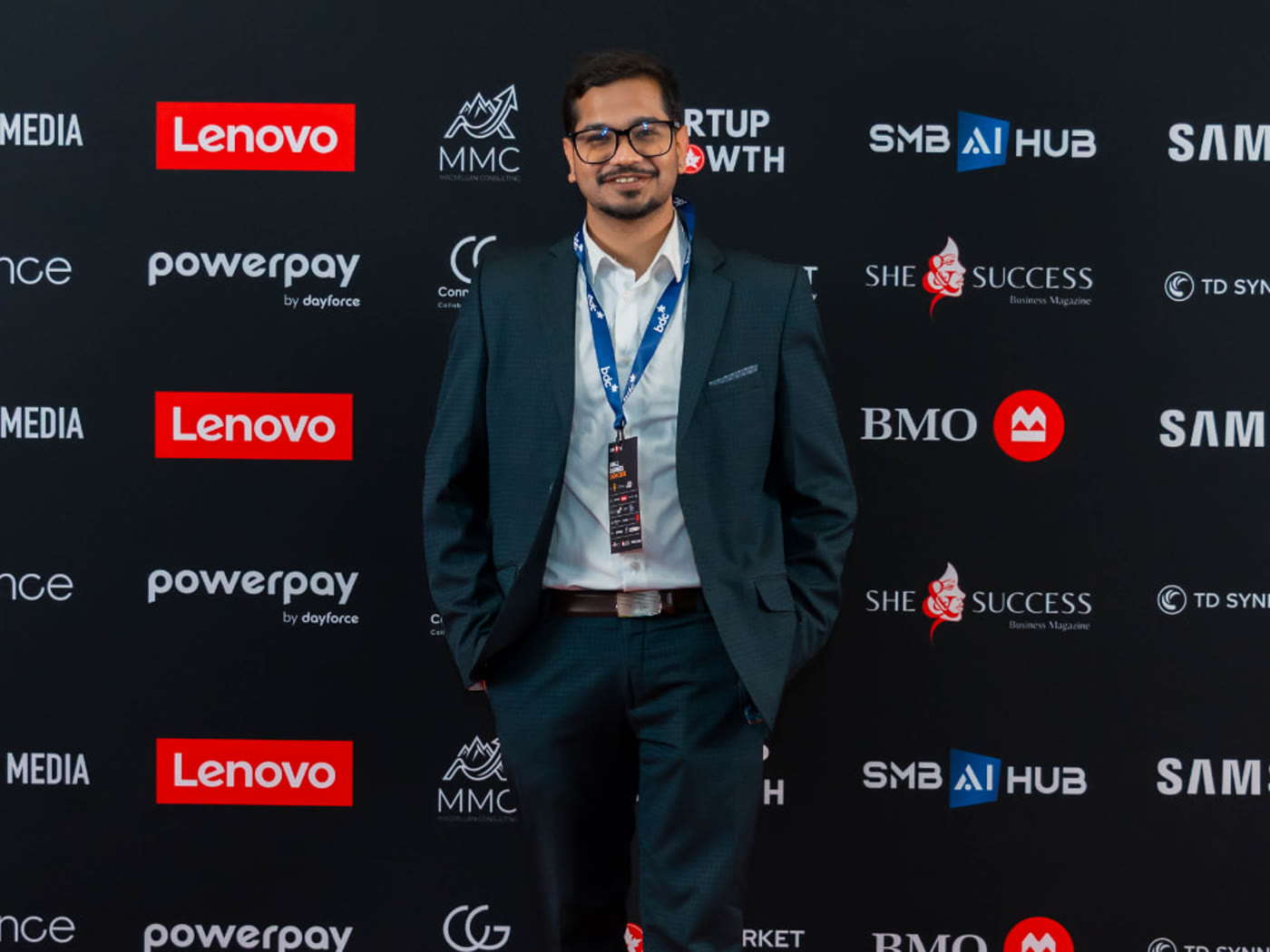 Satvik Sinha, Founder Saura Labs, at The Small Business Show 2026 presented by BMO in Toronto.